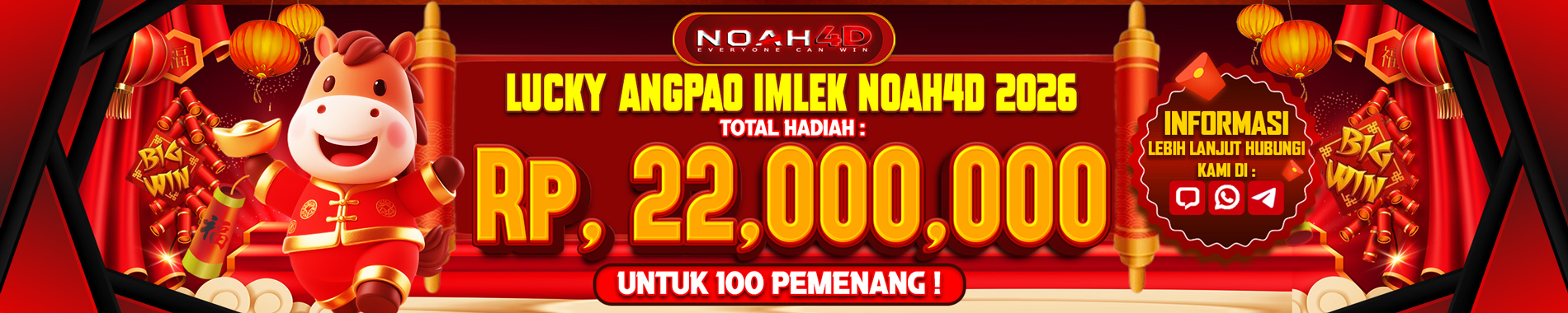 LUCKY ANGPAO IMLEK NOAH4D 2026